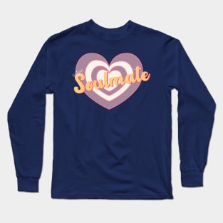 Soulmate Pastel Heart Long Sleeve T-Shirt